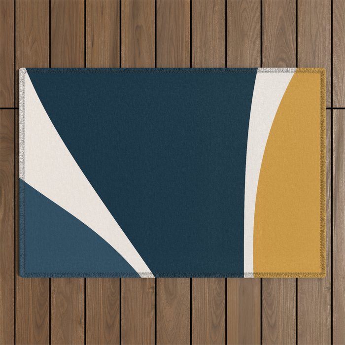 Minimalist Plant Abstract LXV Outdoor Rug Gallery Image 1