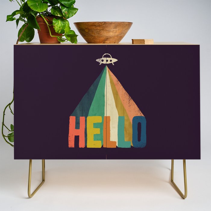 Hello I come in peace Credenza Gallery Image 1