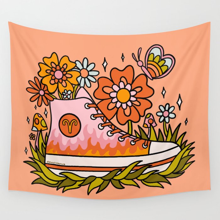 Aries Sneaker Wall Tapestry Gallery Image 1