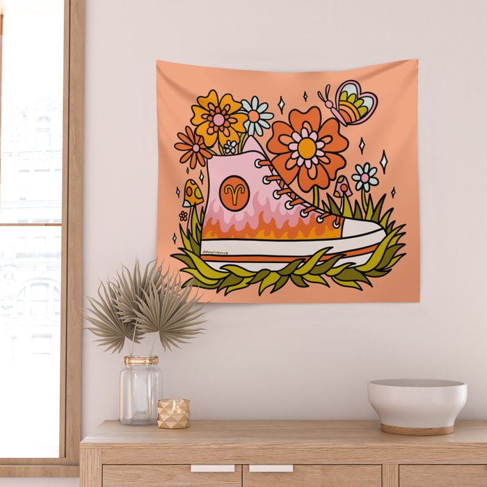 Aries Sneaker Wall Tapestry Gallery Image 2