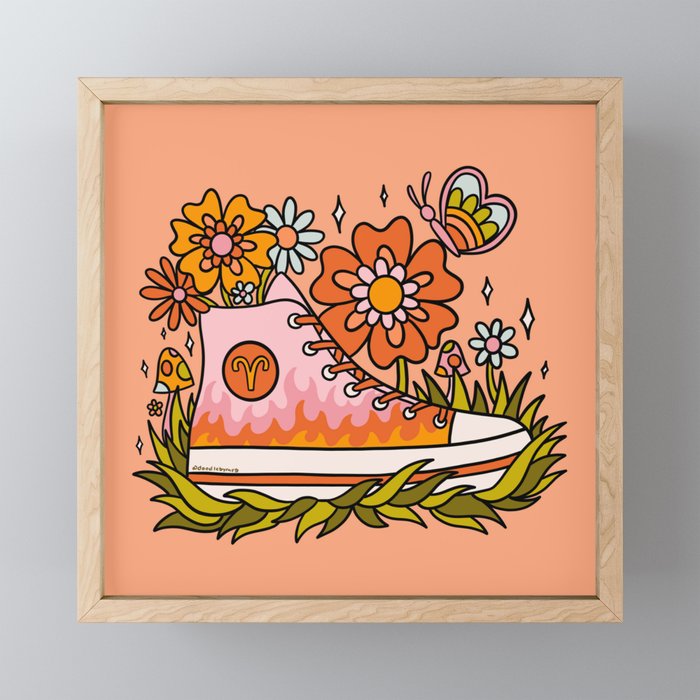 Aries Sneaker Mini Art Print Gallery Image 1