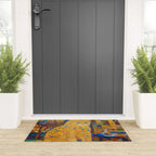 Klimt Tabby Cat in Colorful Room Welcome Mat Gallery Image 3