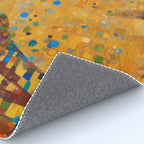 Klimt Tabby Cat in Colorful Room Rug Gallery Image 4