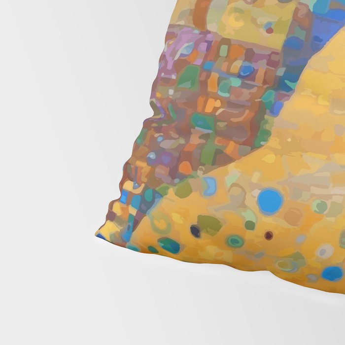 Klimt Tabby Cat in Colorful Room Pillow Sham Gallery Image 4