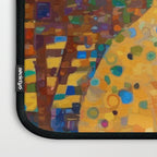 Klimt Tabby Cat in Colorful Room Laptop Sleeve Gallery Image 3