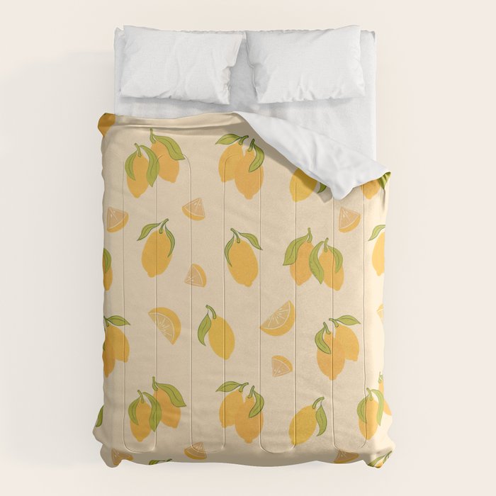 Amalfi Coast Lemons Comforter Gallery Image 6