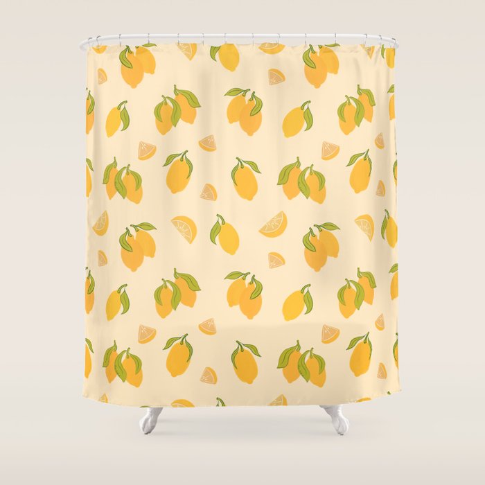 Amalfi Coast Lemons Shower Curtain Gallery Image 1