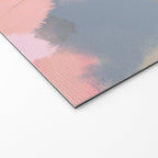 pink peach in terracotta abstract Welcome Mat Gallery Image 2