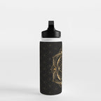 Seed of life in Lotus - Sacred Geometry Water Bottle Gallery Image 3