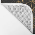Seed of life in Lotus - Sacred Geometry Bath Mat Gallery Image 2
