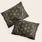 Seed of life in Lotus - Sacred Geometry Pillow Sham Gallery Image 3