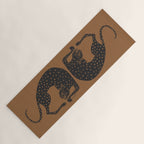 Blockprint Cheetah Yoga Mat Gallery Image 1