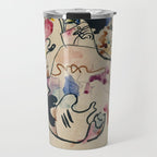 Wassily Kandinsky Aquarell Nr. 8 âJÃ¼ngster Tagâ (1911) Travel Mug Gallery Image 1