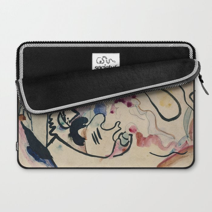 Wassily Kandinsky Aquarell Nr. 8 âJÃ¼ngster Tagâ (1911) Laptop Sleeve Gallery Image 2
