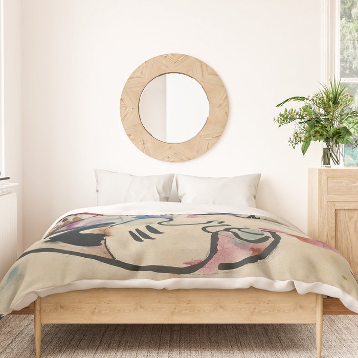 Wassily Kandinsky Aquarell Nr. 8 âJÃ¼ngster Tagâ (1911) Duvet Cover Gallery Image 3