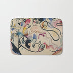 Wassily Kandinsky Aquarell Nr. 8 âJÃ¼ngster Tagâ (1911) Bath Mat Gallery Image 1