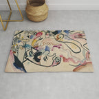 Wassily Kandinsky Aquarell Nr. 8 âJÃ¼ngster Tagâ (1911) Rug Gallery Image 1