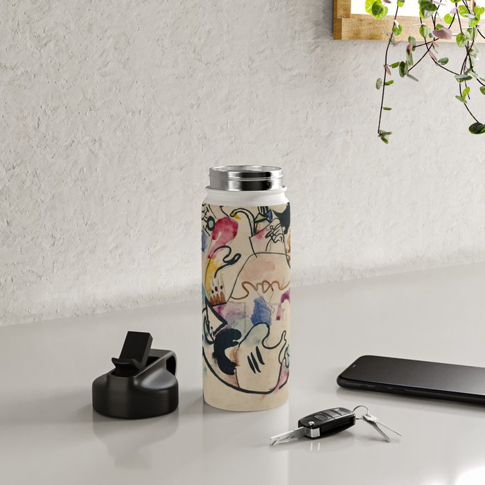 Wassily Kandinsky Aquarell Nr. 8 âJÃ¼ngster Tagâ (1911) Water Bottle Gallery Image 4