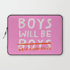 Boys Will Be Held Accountable Laptop Sleeve Gallery Image 1