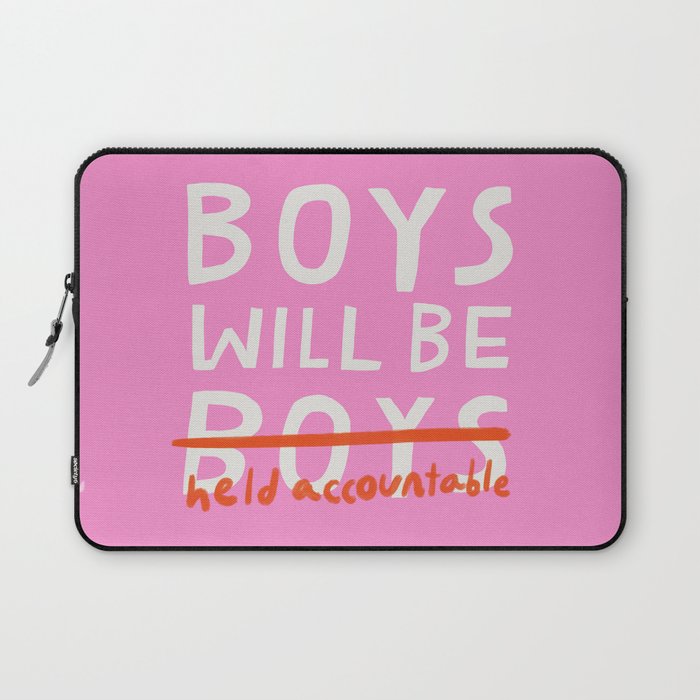 Boys Will Be Held Accountable Laptop Sleeve Gallery Image 1