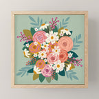 Summer Bouquet  Mini Art Print Gallery Image 1
