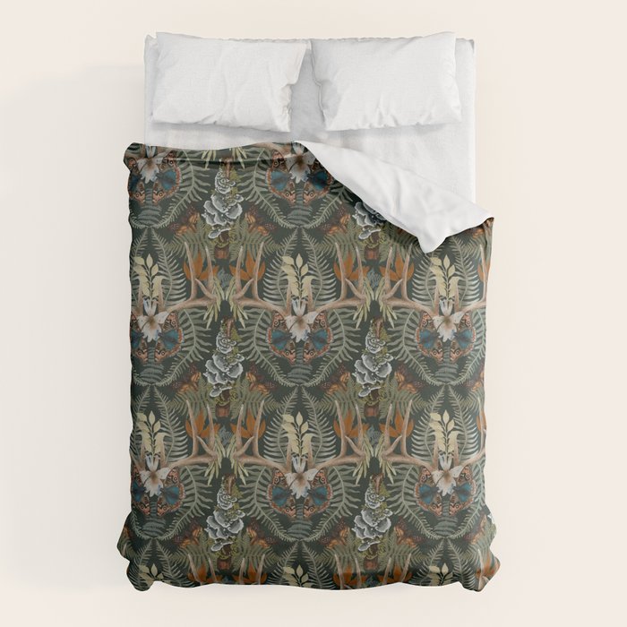 Whimsical Deer Antlers Duvet Cover Gallery Image 6