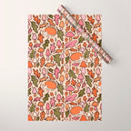 Hedgehog in the Autumn Print Wrapping Paper Gallery Image 1