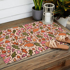 Hedgehog in the Autumn Print Outdoor Rug Gallery Image 2