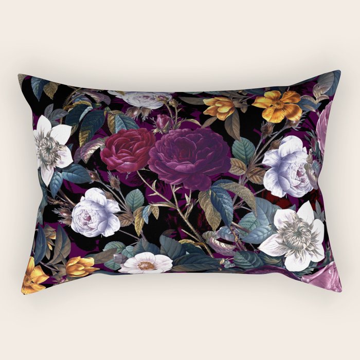 Viva Magenta 18-1750 Pantone's Color of the Year 2023 II Rectangular Pillow Gallery Image 1