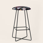Viva Magenta 18-1750 Pantone's Color of the Year 2023 II Stool Gallery Image 1