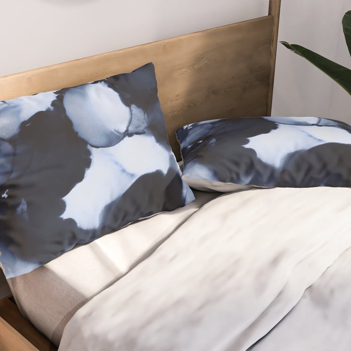 BLUE INK 22 Pillow Sham Gallery Image 2