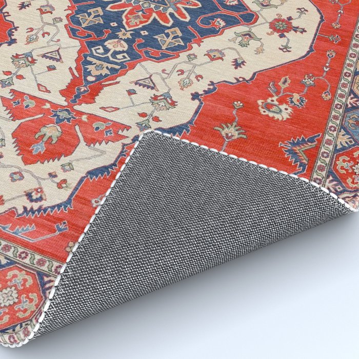 North And South Vine Red Medallion Kazak Persian Rug Rug Gallery Image 4