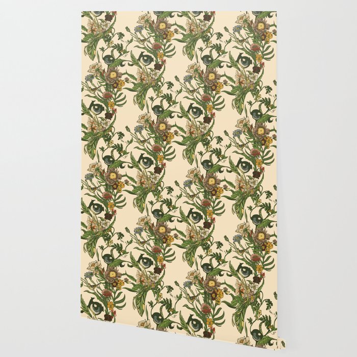 Botanical Pug Wallpaper Gallery Image 2