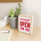 My Heart Open 24 Hours Mini Art Print Gallery Image 2