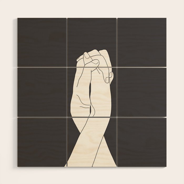 Never Let Me Go III Wood Wall Art Gallery Image 1