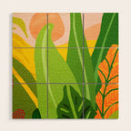 Tropical Sunrise View Wood Wall Art Gallery Image 1