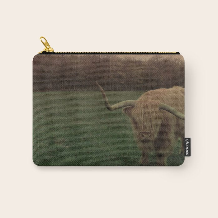 Scottish Highland Steer Carry All Pouch Gallery Image 1