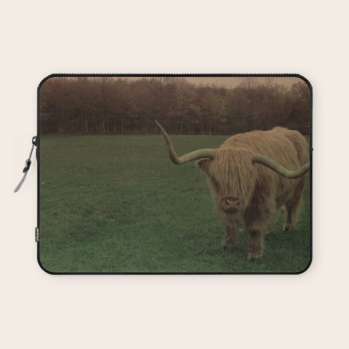 Scottish Highland Steer Laptop Sleeve Gallery Image 1