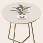Cat and Plant 29: A Leaf of Whale Side Table Gallery Image 2