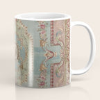 Antique French Rose Blue Aubusson  Coffee Mug Gallery Image 1