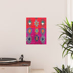 Moroccan Traditional Carpet Artwork Poster Gallery Image 2