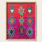 Moroccan Traditional Carpet Artwork Serving Tray Gallery Image 1