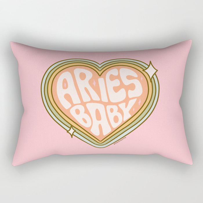 Aries Baby Rectangular Pillow Gallery Image 2