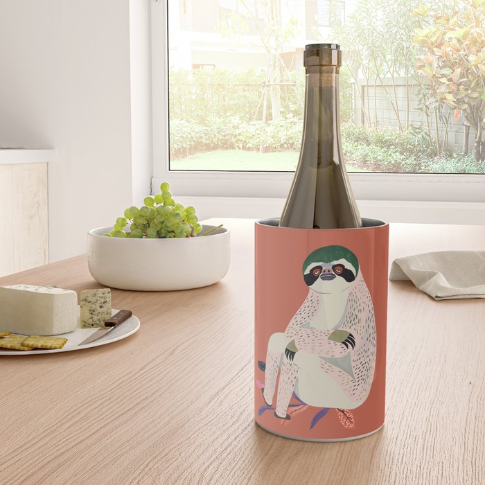 Just Slothin' Around Wine Chiller Gallery Image 4