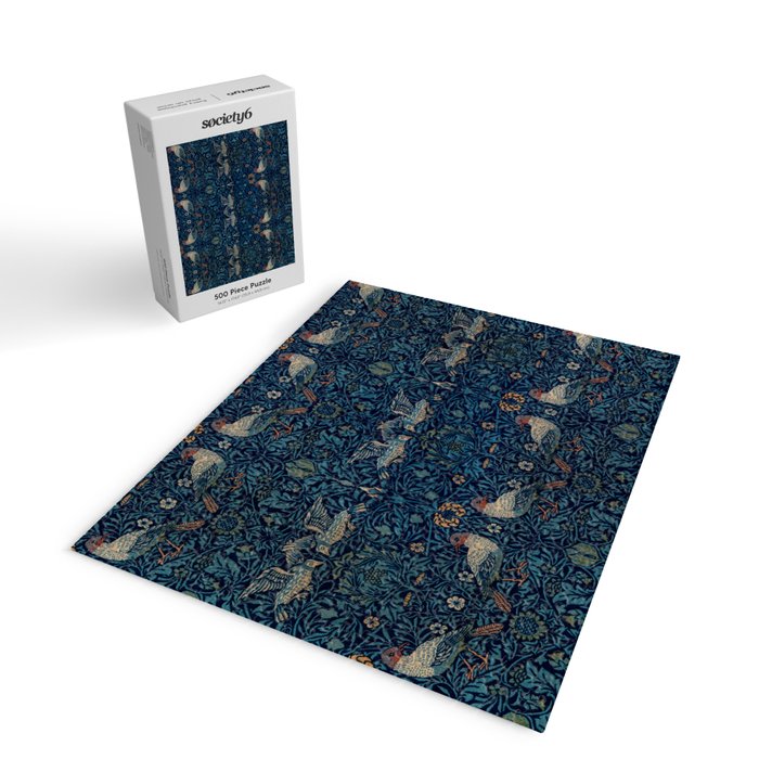 William Morris "Bird" Jigsaw Puzzle Gallery Image 2