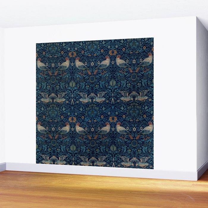 William Morris "Bird" Wall Mural Gallery Image 2