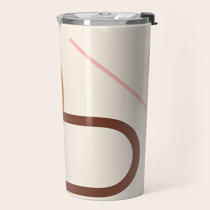 Abstraction_GEOMETRIC_SHAPE_ART_Minimalism_001C Travel Mug Gallery Image 2