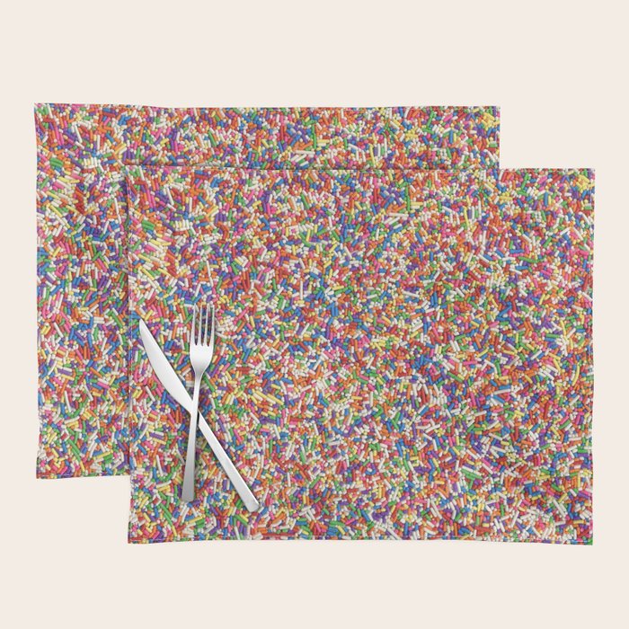Rainbow Sprinkles Placemat Gallery Image 1
