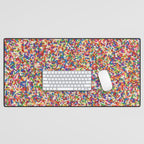 Rainbow Sprinkles Desk Mat Gallery Image 1