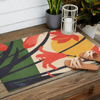 Colorful Bloomscape 2 Outdoor Rug Gallery Image 2